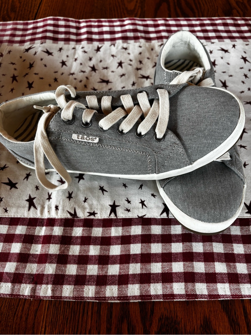 Taos Star Women's Sneakers Grey Washed Canvas